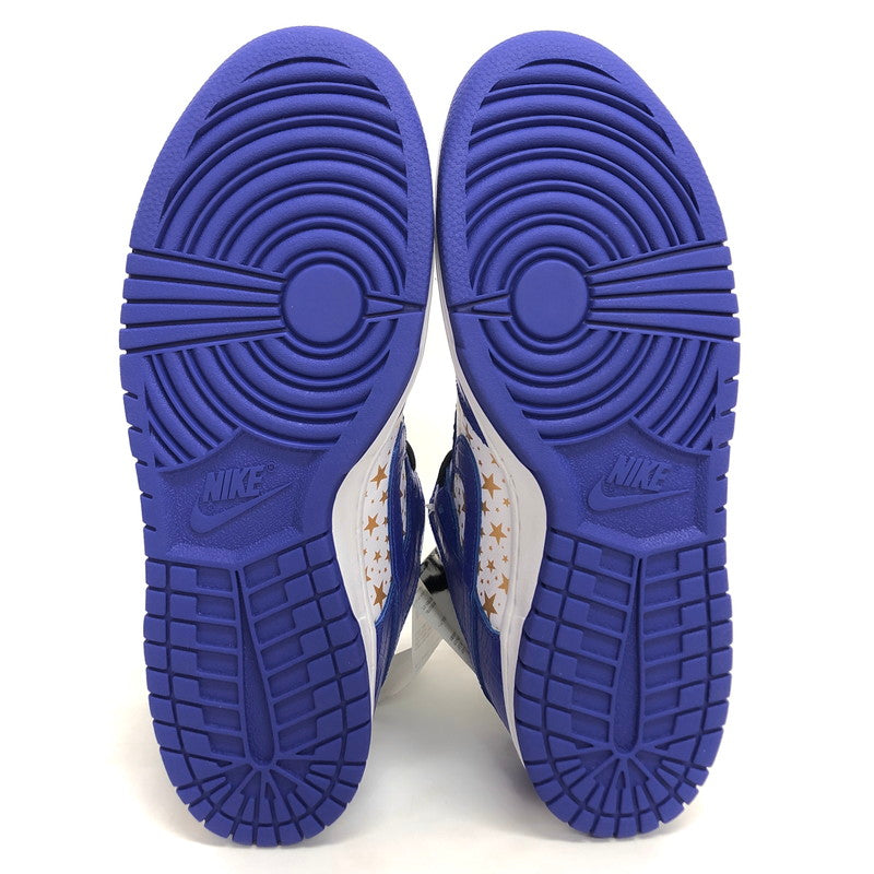 【中古美品】【メンズ】 NIKE SB ナイキエスビー × Supreme Dunk Low OG QS Gold Stars DH3228-100 ダンク ロー OG QS ゴールドスターズ スニーカー シューズ 靴 160-251009-rs-01-fur サイズ：26.5cm US8.5 カラー：ブルー/ホワイト 万代Net店