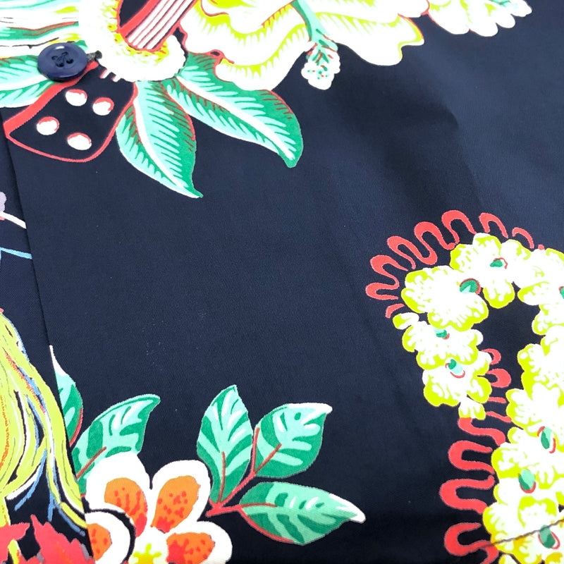 【中古美品】【メンズ】 BEAMS ビームス RAYON ALOHA SHIRT 11-01-0656-086 アロハシャツ ハワイアンシャツ 半袖 トップス レーヨン 総柄 147-260612-rs-02-fur サイズ：S カラー：ネイビー 万代Net店