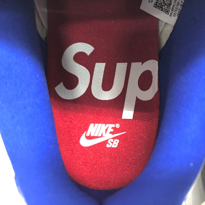 【中古美品】【メンズ】 NIKE SB ナイキエスビー × Supreme Dunk Low OG QS Gold Stars DH3228-100 ダンク ロー OG QS ゴールドスターズ スニーカー シューズ 靴 160-251009-rs-01-fur サイズ：26.5cm US8.5 カラー：ブルー/ホワイト 万代Net店