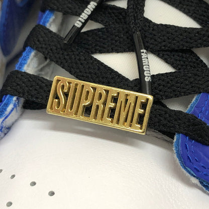 【中古美品】【メンズ】 NIKE SB ナイキエスビー × Supreme Dunk Low OG QS Gold Stars DH3228-100 ダンク ロー OG QS ゴールドスターズ スニーカー シューズ 靴 160-251009-rs-01-fur サイズ：26.5cm US8.5 カラー：ブルー/ホワイト 万代Net店