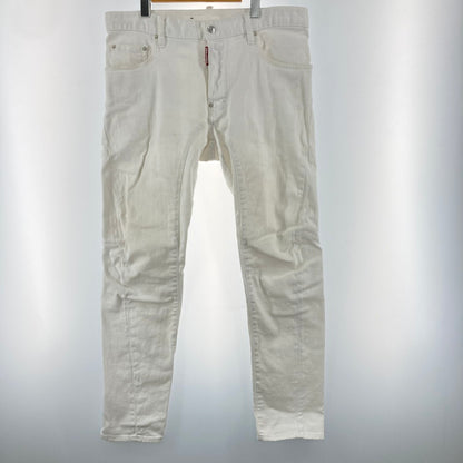 【中古品】【メンズ】 DSQUARED2 ディースクエアード デニムパンツ ジーンズ ボトムズ 153-250218-OR-09-iwa サイズ：イタリア50 カラー：ホワイト系 万代Net店