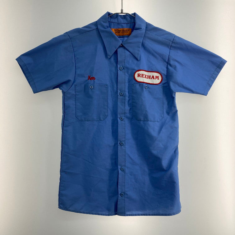【中古品】【メンズ】 WEAR GUARD S/S WORK SHIRT ワークシャツ 146-260310-WA-01-iwa サイズ：L カラー：ライトブルー 万代Net店