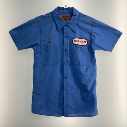 【中古品】【メンズ】 WEAR GUARD S/S WORK SHIRT ワークシャツ 146-260310-WA-01-iwa サイズ：L カラー：ライトブルー 万代Net店