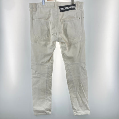 【中古品】【メンズ】 DSQUARED2 ディースクエアード デニムパンツ ジーンズ ボトムズ 153-250218-OR-09-iwa サイズ：イタリア50 カラー：ホワイト系 万代Net店