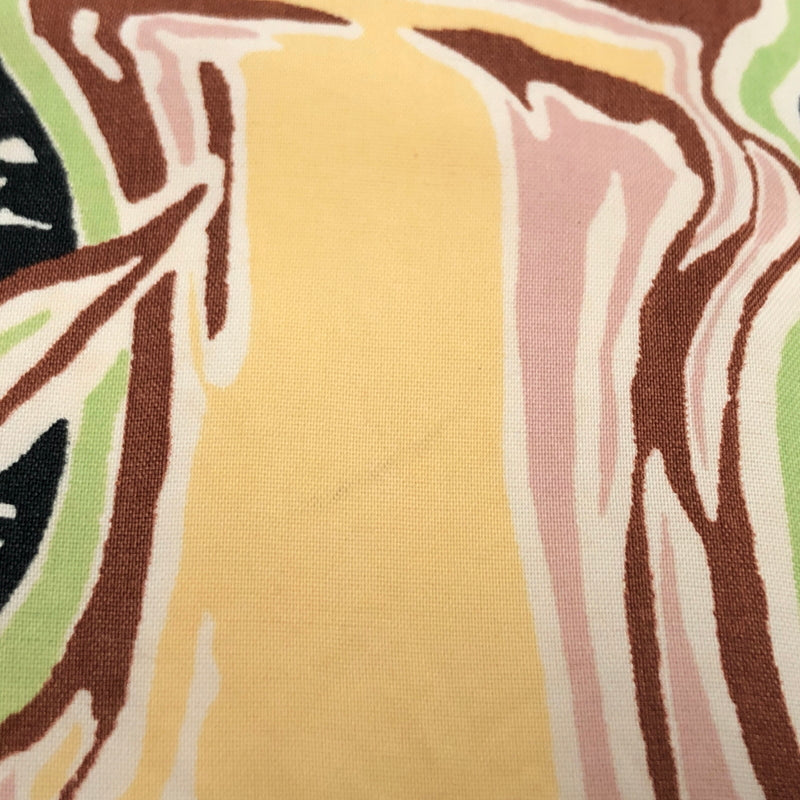 【中古品】【メンズ】 SUN SURF サンサーフ BAMBOO PRINT L/S RAYON ALOHA SHIRT SS20970 アロハシャツ ハワイアンシャツ 長袖 トップス レーヨン 総柄 東洋エンタープライズ 145-260612-rs-05-fur サイズ：S カラー：ブラック系 万代Net店