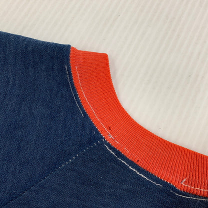 【現状渡し品】【メンズ】 VINTAGE STANFORD UNIVERSITY RAGLAN SLEEVE RINGER SS SWEATSHIRT ラグラン スリーブ リンガー ショートスリーブ スウェットシャツ 146-260730-kh-02-izu カラー：ネイビー×レッド 万代Net店