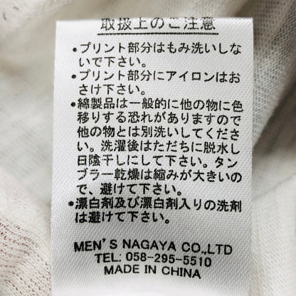 【中古品】【メンズ】 華鳥風月 カチョウフウゲツ 刺繍L/S Tee ロングスリーブ ティーシャツ 長袖 トップス 145-250228-hn-06-fur サイズ：L カラー：ホワイト系 万代Net店