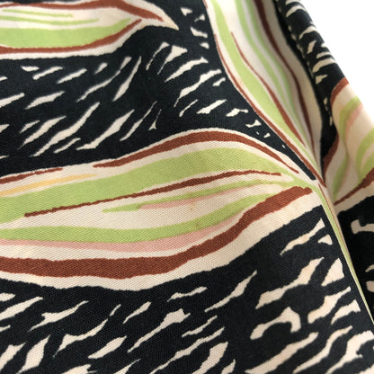 【中古品】【メンズ】 SUN SURF サンサーフ BAMBOO PRINT L/S RAYON ALOHA SHIRT SS20970 アロハシャツ ハワイアンシャツ 長袖 トップス レーヨン 総柄 東洋エンタープライズ 145-260612-rs-05-fur サイズ：S カラー：ブラック系 万代Net店