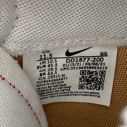 【中古品】【メンズ】 NIKE ナイキ SACAI×NIKE/DD1877-200/BLAZER LOW BRITISH TAN 160-250220-NS-1-iwa サイズ：29.5 カラー：ホワイト レッド ブラウン 万代Net店