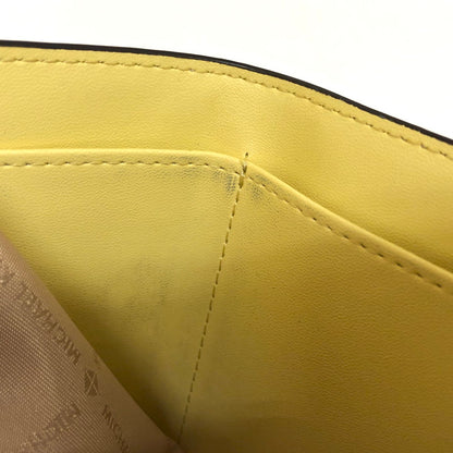 【現状渡し品】【レディース】 Michael Kors マイケルコース 35T0GFTP0B 三つ折り財布 コンパクトウォレット ミニ財布 181-250703-rs-02-fur カラー：レモンイエロー/アイボリー系 万代Net店