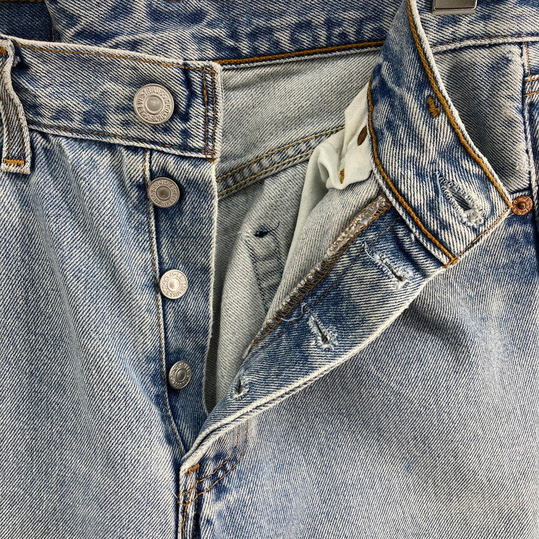 【中古品】【メンズ】 Levi's リーバイス 90'S 501 DENIM PANT デニムパンツ 157-260310-WA-04-iwa サイズ：W29 L32 カラー：ライトブルー 万代Net店