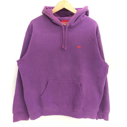 【現状渡し品】【メンズ】 SUPREME シュプリーム SMALL BOX LOGO HOODED SWEATSHIRT パーカー フーディ 長袖 トップス 古着 149-260825-rs-07-fur サイズ：M カラー：パープル 万代Net店