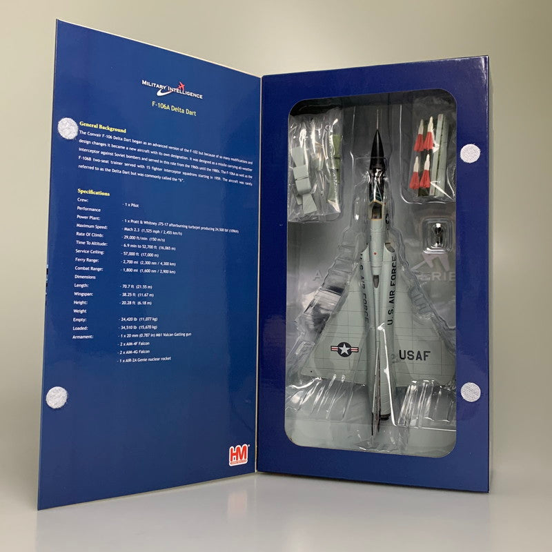 【現状渡し品】 1/72スケール F-106A デルタ・ダート エアフォース アメリカ空軍 フィギュア 模型 059-261016-hu-03-min 万代Net店