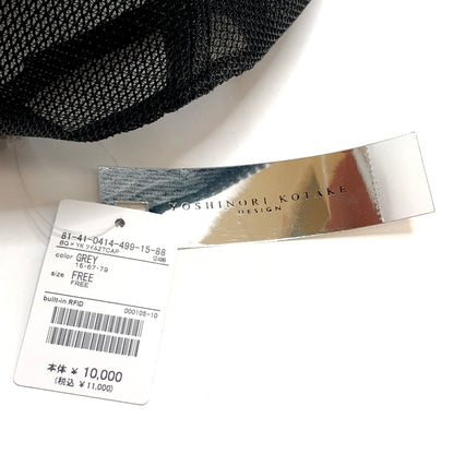 【中古美品】【メンズ】 BEAMS GOLF ビームスゴルフ × YOSHINORI KOTAKE MESH TRACK CAP 81-41-0414-499 メッシュキャップ 帽子 185-260612-rs-07-fur サイズ：F カラー：グレー 万代Net店