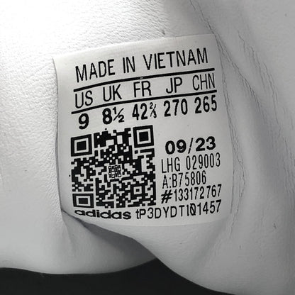 【中古美品】【メンズ】 adidas アディダス SAMBA OG B75806 サンバOG スニーカー シューズ 靴 161-251009-rs-06-fur サイズ：27.0cm US9 カラー：ホワイト/グレー/ブラック 万代Net店