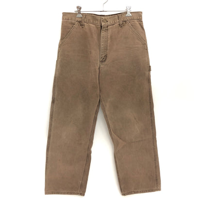 【中古品】【メンズ】 CARHARTT カーハート DUCK WORK PANTS WU0382 ダックワークパンツ ボトムス 古着 157-260825-rs-09-fur サイズ：34×30 カラー：ブラウン 万代Net店