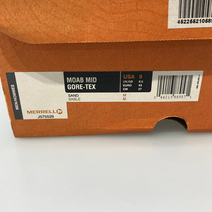 【中古品】【メンズ】 MERRELL メレル J575529 MOAB3 SYNTHETIC MID GORE-TEX スニーカー 162-251203-WA-06-iwa サイズ：27cm カラー：SAND 万代Net店