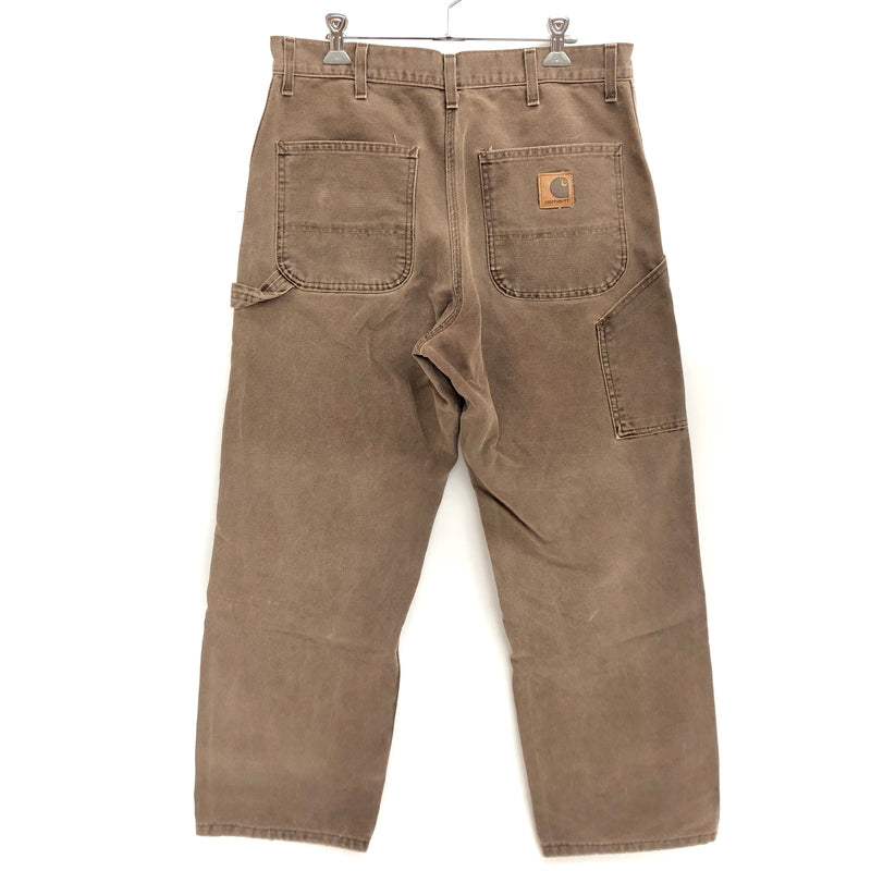 【中古品】【メンズ】 CARHARTT カーハート DUCK WORK PANTS WU0382 ダックワークパンツ ボトムス 古着 157-260825-rs-09-fur サイズ：34×30 カラー：ブラウン 万代Net店