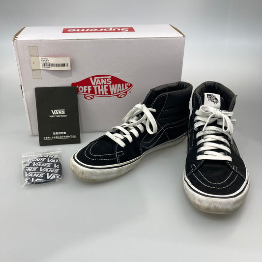 【中古品】【メンズ】 VANS バンズ VANS×SUPREME SK8-HI PRO FUCK THE WORLD スニーカー 163-251204-WA-01-iwa サイズ：28.5cm カラー：BLACK 万代Net店