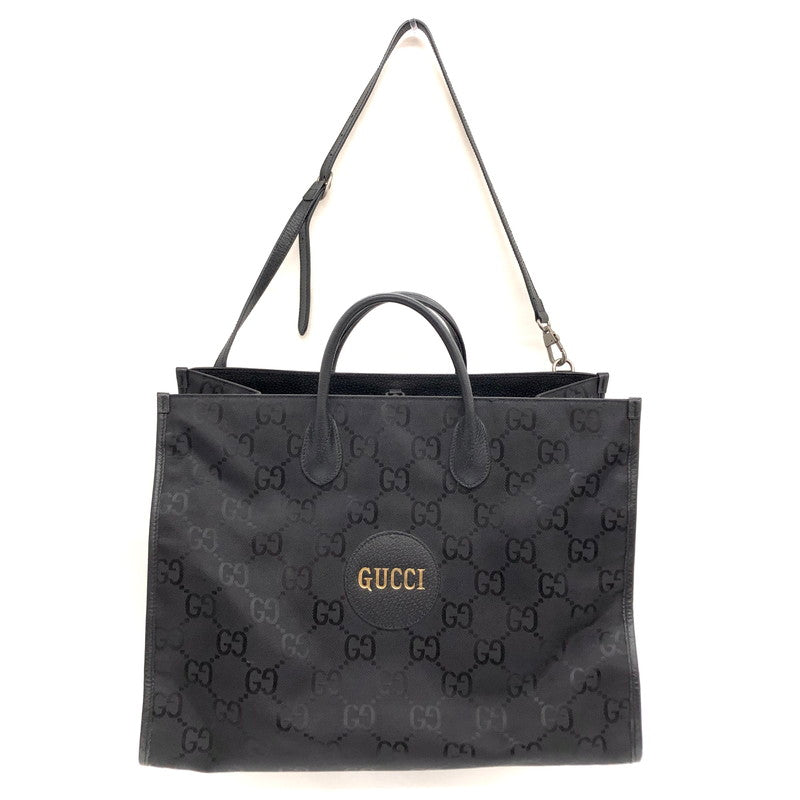 【中古品】【メンズ/レディース】 GUCCI グッチ OFF THE GRID 630353 オフザグリッド 2WAYトートバッグ ショルダー ビッグトート 大容量 鞄 180-250704-rs-01-fur カラー：ブラック 万代Net店