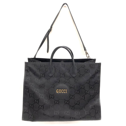 【中古品】【メンズ/レディース】 GUCCI グッチ OFF THE GRID 630353 オフザグリッド 2WAYトートバッグ ショルダー ビッグトート 大容量 鞄 180-250704-rs-01-fur カラー：ブラック 万代Net店
