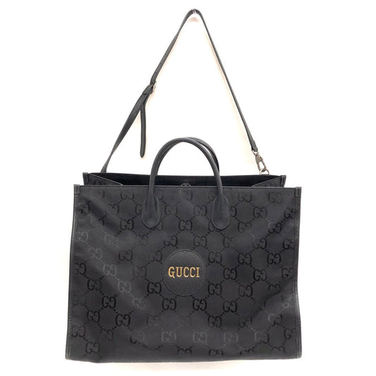 【中古品】【メンズ/レディース】 GUCCI グッチ OFF THE GRID 630353 オフザグリッド 2WAYトートバッグ ショルダー ビッグトート 大容量 鞄 180-250704-rs-01-fur カラー：ブラック 万代Net店