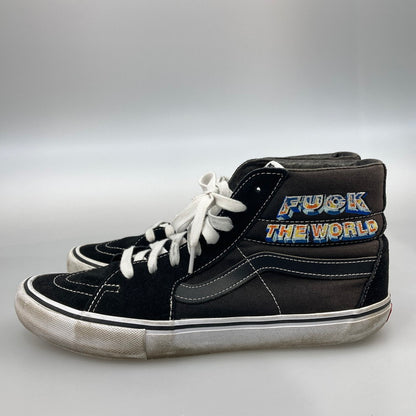 【中古品】【メンズ】 VANS バンズ VANS×SUPREME SK8-HI PRO FUCK THE WORLD スニーカー 163-251204-WA-01-iwa サイズ：28.5cm カラー：BLACK 万代Net店