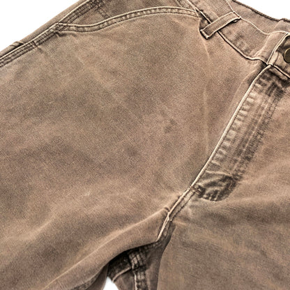 【中古品】【メンズ】 CARHARTT カーハート DUCK WORK PANTS WU0382 ダックワークパンツ ボトムス 古着 157-260825-rs-09-fur サイズ：34×30 カラー：ブラウン 万代Net店