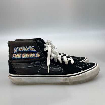 【中古品】【メンズ】 VANS バンズ VANS×SUPREME SK8-HI PRO FUCK THE WORLD スニーカー 163-251204-WA-01-iwa サイズ：28.5cm カラー：BLACK 万代Net店