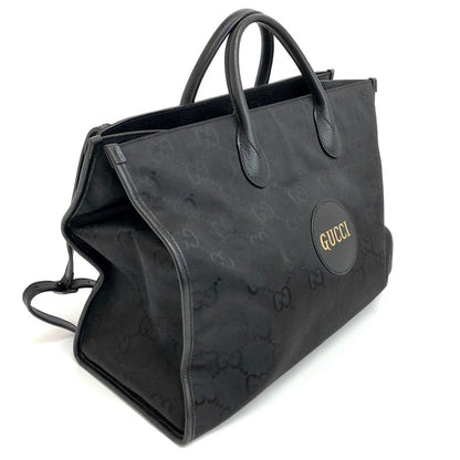 【中古品】【メンズ/レディース】 GUCCI グッチ OFF THE GRID 630353 オフザグリッド 2WAYトートバッグ ショルダー ビッグトート 大容量 鞄 180-250704-rs-01-fur カラー：ブラック 万代Net店