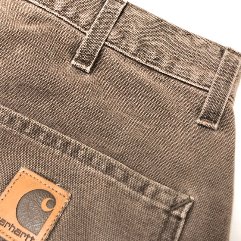 【中古品】【メンズ】 CARHARTT カーハート DUCK WORK PANTS WU0382 ダックワークパンツ ボトムス 古着 157-260825-rs-09-fur サイズ：34×30 カラー：ブラウン 万代Net店
