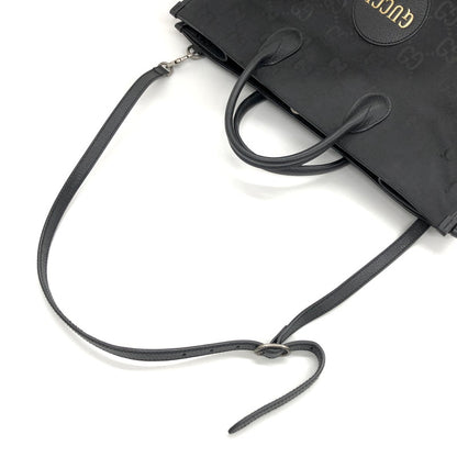 【中古品】【メンズ/レディース】 GUCCI グッチ OFF THE GRID 630353 オフザグリッド 2WAYトートバッグ ショルダー ビッグトート 大容量 鞄 180-250704-rs-01-fur カラー：ブラック 万代Net店