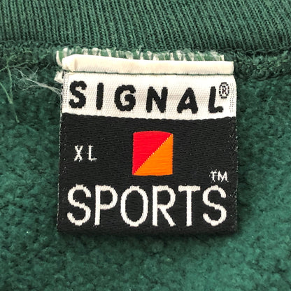 【現状渡し品】【メンズ】 SIGNAL SPORTS シグナルスポーツ MAINE SWEATSHIRT スウェット トレーナー 長袖 トップス 古着 ヴィンテージ 146-260612-rs-10-fur サイズ：XL カラー：グリーン 万代Net店