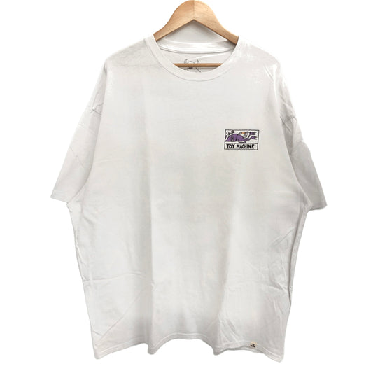 【中古品】【メンズ】 TOY MACHINE トイマシーン PUPPET S/S TEE MTMSCST3 半袖 プリント Tシャツ トップス 142-260826-rs-02-fur サイズ：XL カラー：ホワイト 万代Net店