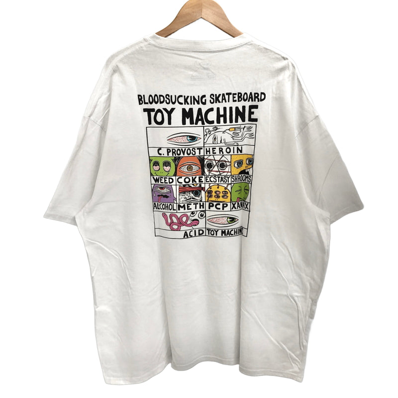 【中古品】【メンズ】 TOY MACHINE トイマシーン PUPPET S/S TEE MTMSCST3 半袖 プリント Tシャツ トップス 142-260826-rs-02-fur サイズ：XL カラー：ホワイト 万代Net店