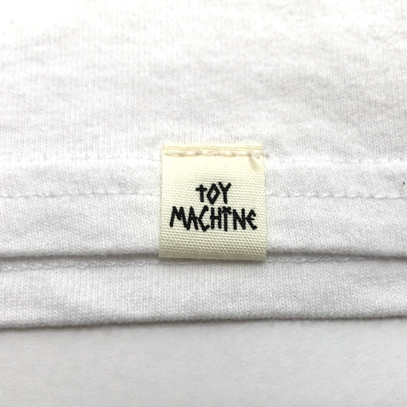 【中古品】【メンズ】 TOY MACHINE トイマシーン PUPPET S/S TEE MTMSCST3 半袖 プリント Tシャツ トップス 142-260826-rs-02-fur サイズ：XL カラー：ホワイト 万代Net店