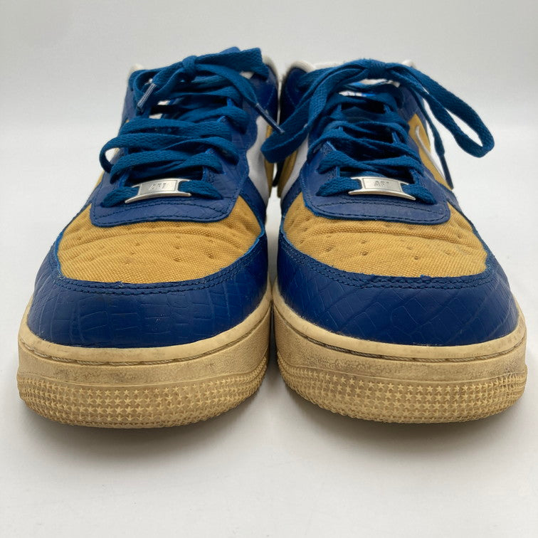 【中古品】【メンズ】 NIKE ナイキ NIKE×UNDEFEATED/DM8462-400/AIR FORCE 1 LOW SP DUNK VS AF-1 PACK 160-250220-NS-5-iwa サイズ：28 カラー：ブルー イエロー ホワイト 万代Net店