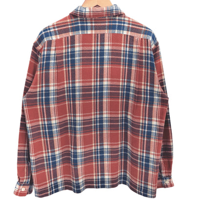 【中古品】【メンズ】 SHIPS シップス AUTHENTIC FLANNEL LS SHIRT 111-16-0067 フランネルシャツ チェックシャツ 長袖 トップス 147-260615-rs-01-fur サイズ：表記なし カラー：レッド/ブルー系 万代Net店