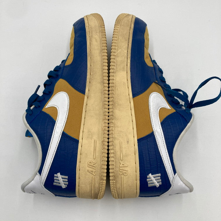 【中古品】【メンズ】 NIKE ナイキ NIKE×UNDEFEATED/DM8462-400/AIR FORCE 1 LOW SP DUNK VS AF-1 PACK 160-250220-NS-5-iwa サイズ：28 カラー：ブルー イエロー ホワイト 万代Net店