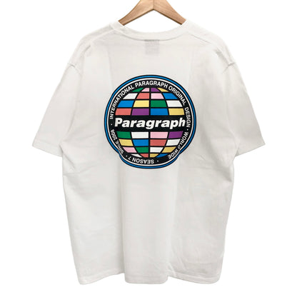 【中古品】【メンズ/レディース】 PARAGRAPH パラグラフ Random color Earth T-shirt 半袖 Tシャツ トップス 142-260826-rs-03-fur サイズ：F カラー：ホワイト 万代Net店