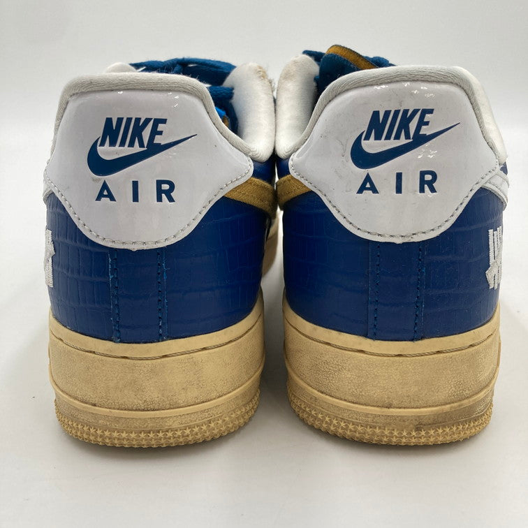 【中古品】【メンズ】 NIKE ナイキ NIKE×UNDEFEATED/DM8462-400/AIR FORCE 1 LOW SP DUNK VS AF-1 PACK 160-250220-NS-5-iwa サイズ：28 カラー：ブルー イエロー ホワイト 万代Net店