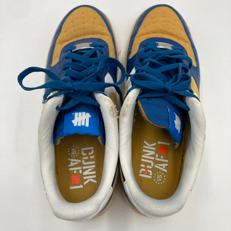 【中古品】【メンズ】 NIKE ナイキ NIKE×UNDEFEATED/DM8462-400/AIR FORCE 1 LOW SP DUNK VS AF-1 PACK 160-250220-NS-5-iwa サイズ：28 カラー：ブルー イエロー ホワイト 万代Net店