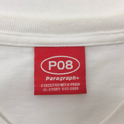 【中古品】【メンズ/レディース】 PARAGRAPH パラグラフ Random color Earth T-shirt 半袖 Tシャツ トップス 142-260826-rs-03-fur サイズ：F カラー：ホワイト 万代Net店
