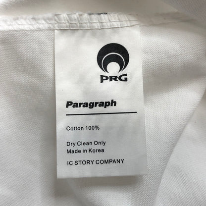 【中古品】【メンズ/レディース】 PARAGRAPH パラグラフ Random color Earth T-shirt 半袖 Tシャツ トップス 142-260826-rs-03-fur サイズ：F カラー：ホワイト 万代Net店