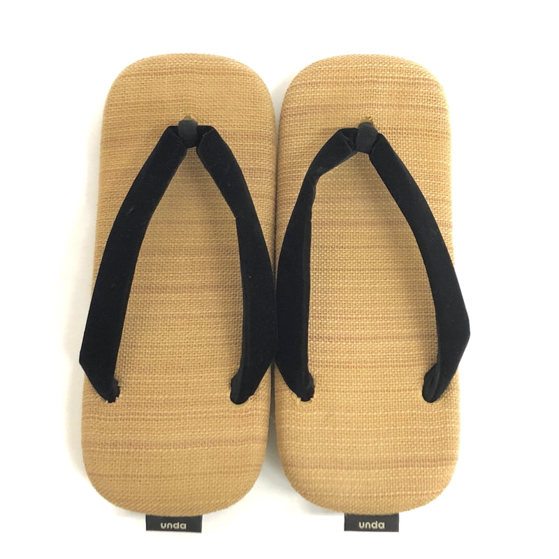 【中古品】【メンズ】 goyemon ごゑもん unda-雲駄- 雪駄 シューズ 靴 164-260826-rs-05-fur サイズ：L (27.5cm〜29.0cm相当) カラー：ベージュ/ブラック 万代Net店