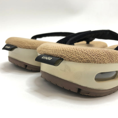 【中古品】【メンズ】 goyemon ごゑもん unda-雲駄- 雪駄 シューズ 靴 164-260826-rs-05-fur サイズ：L (27.5cm〜29.0cm相当) カラー：ベージュ/ブラック 万代Net店