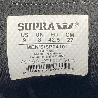 【中古品】【メンズ】 SUPRA スープラ ESTABAN SP04101 スニーカー 本体のみ（箱なし） 162-251204-WA-03-iwa サイズ：27cm カラー：チャコール 万代Net店