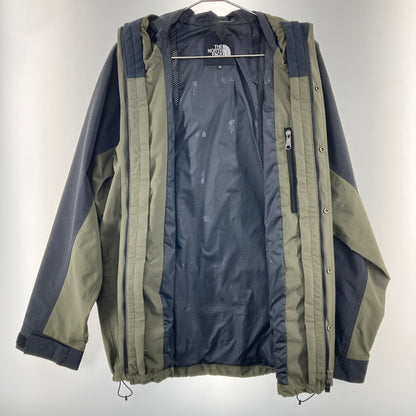 【中古品】【メンズ】 THE NORTH FACE ザ・ノースフェイス ダウンジャケット NP62236 ゴアテックス フードジャケット 145-250221-OR-01-iwa サイズ：XL カラー：ダークグリーン/ブラック系 万代Net店