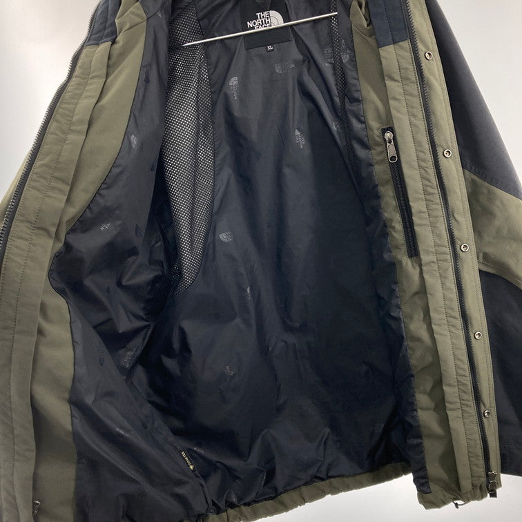 【中古品】【メンズ】 THE NORTH FACE ザ・ノースフェイス ダウンジャケット NP62236 ゴアテックス フードジャケット 145-250221-OR-01-iwa サイズ：XL カラー：ダークグリーン/ブラック系 万代Net店