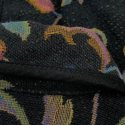 【中古品】【レディース】 BLAIR ブレア 90S JACQUARD JACKET ジャガード ジャケット アウター 146-260426-hn-03-fur サイズ：M カラー：ブラック系 万代Net店